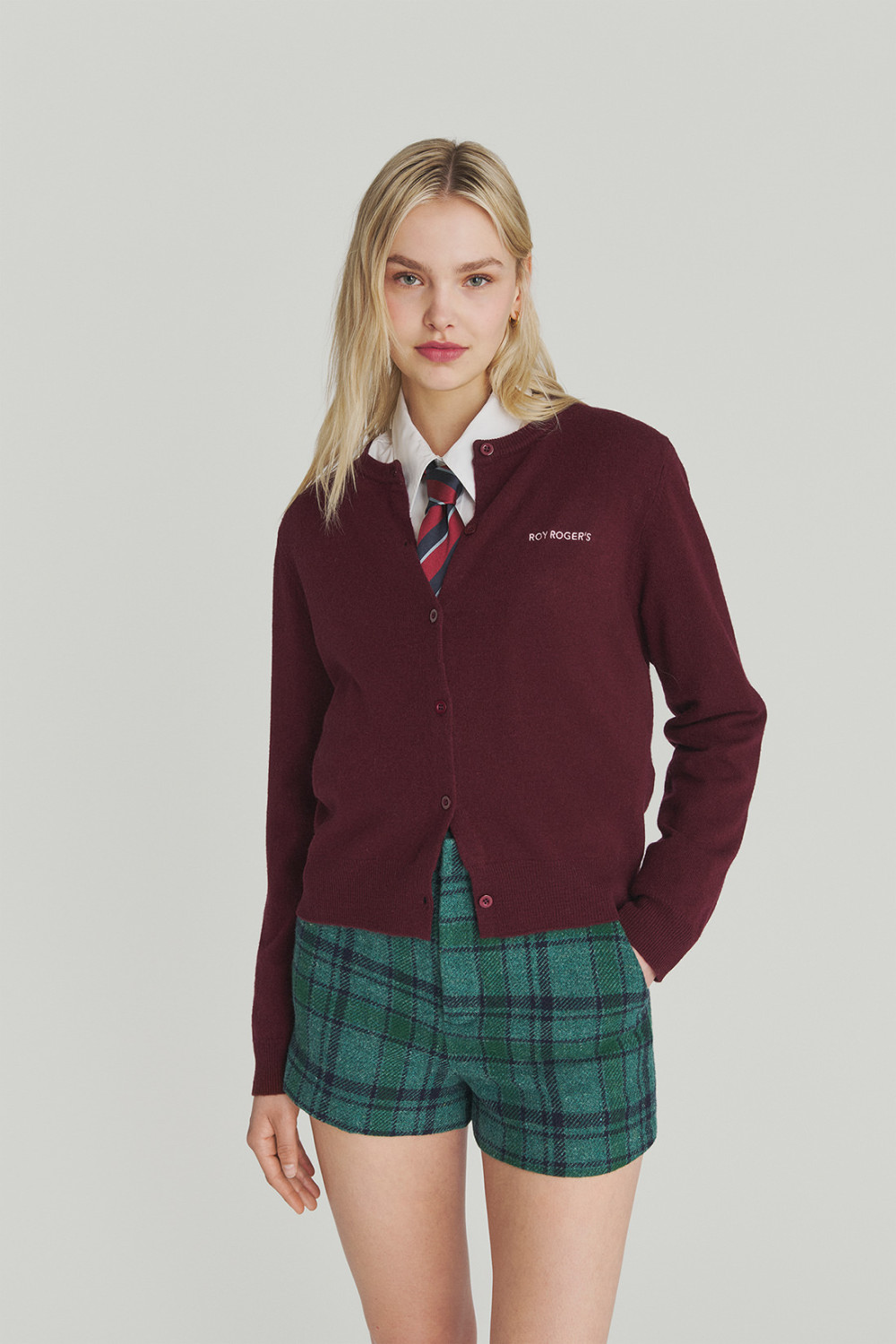 ROY ROGERS: CARDIGAN SOFT TOUCH IN LANA E CASHMERE