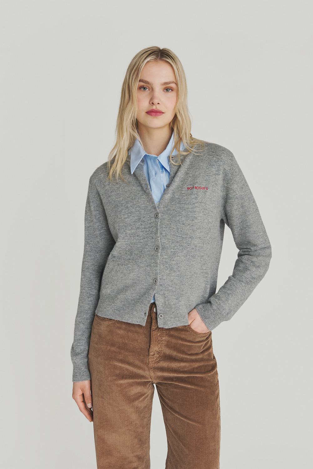 ROY ROGERS: CARDIGAN SOFT TOUCH IN LANA E CASHMERE