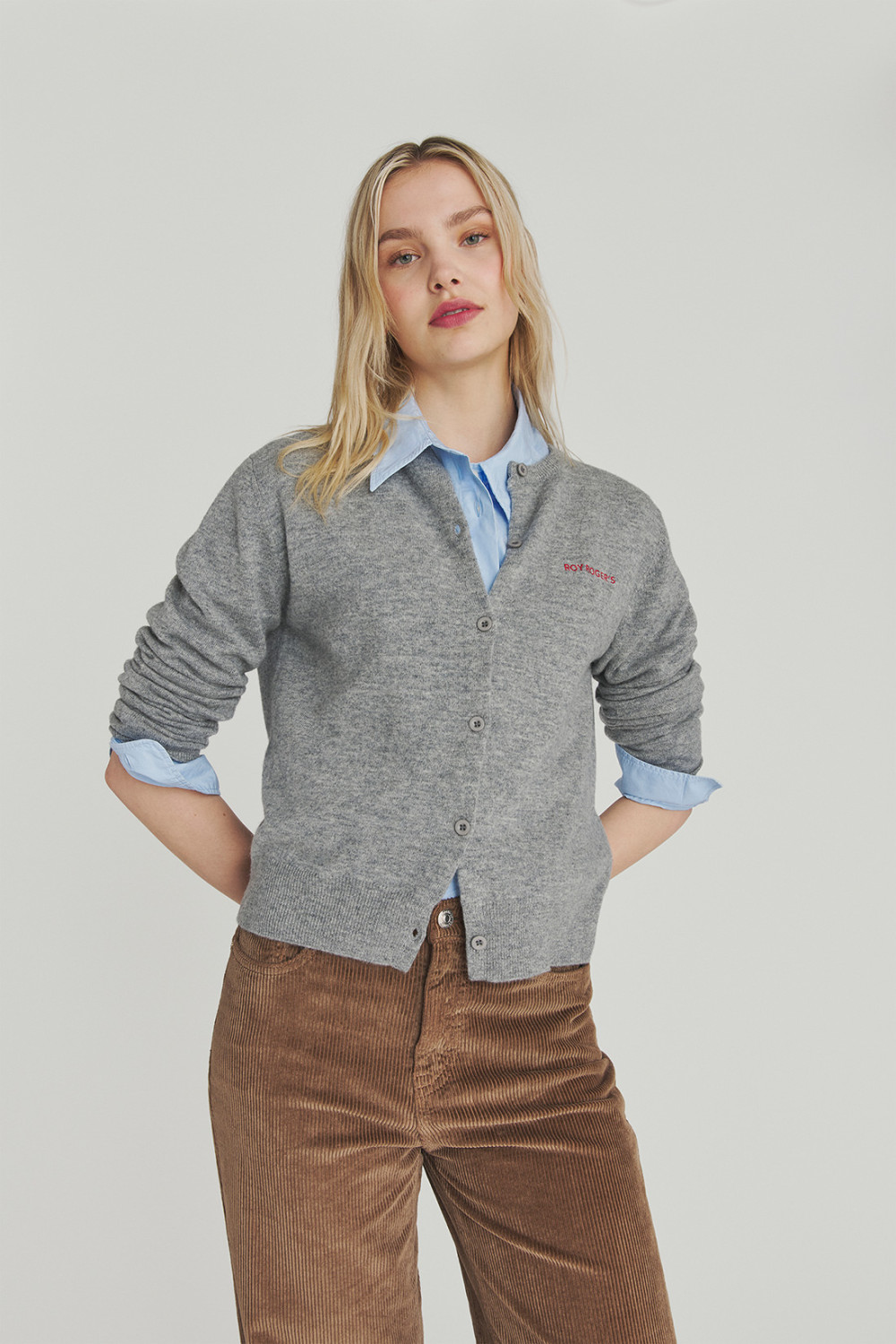 ROY ROGERS: CARDIGAN SOFT TOUCH IN LANA E CASHMERE