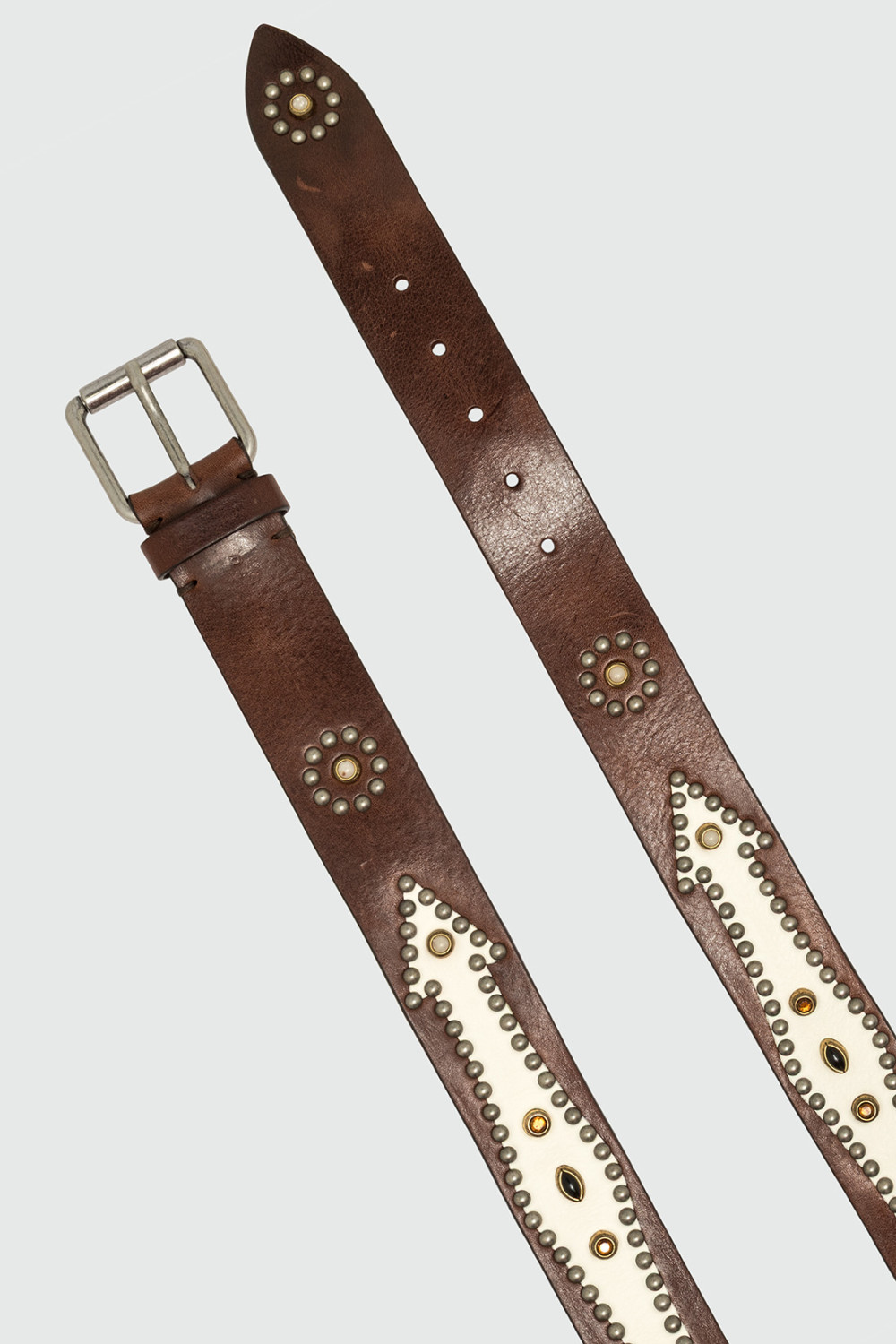 ROY ROGERS: LEATHER VINTAGE 50's BIKER BELT