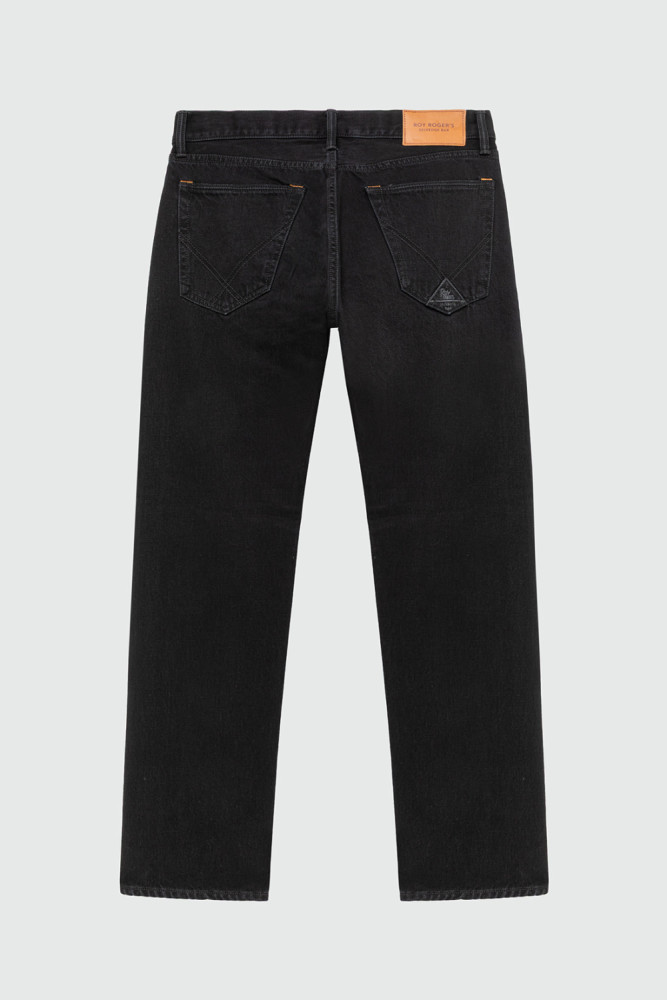 CULT WIDE SELVEDGE BAR DENIM BLACK SW ENZYME