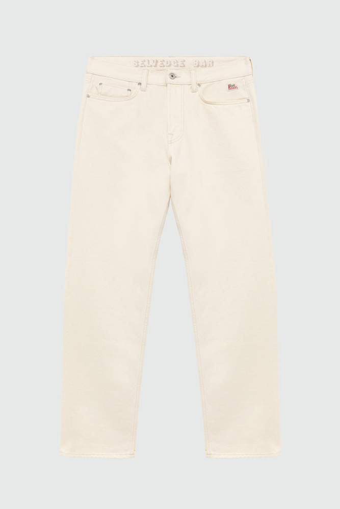 CULT WIDE SELVEDGE BAR DENIM BULL SW