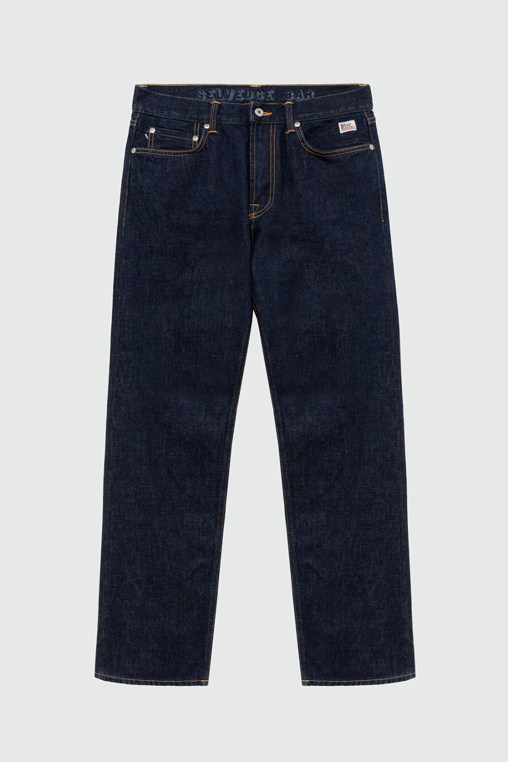 ROY ROGERS: CULT WIDE SELVEDGE BAR DENIM JAPANESE RINSE