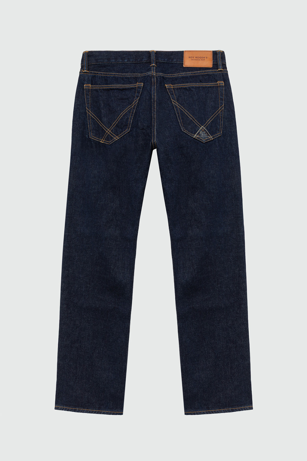 ROY ROGERS: CULT WIDE SELVEDGE BAR DENIM JAPANESE RINSE