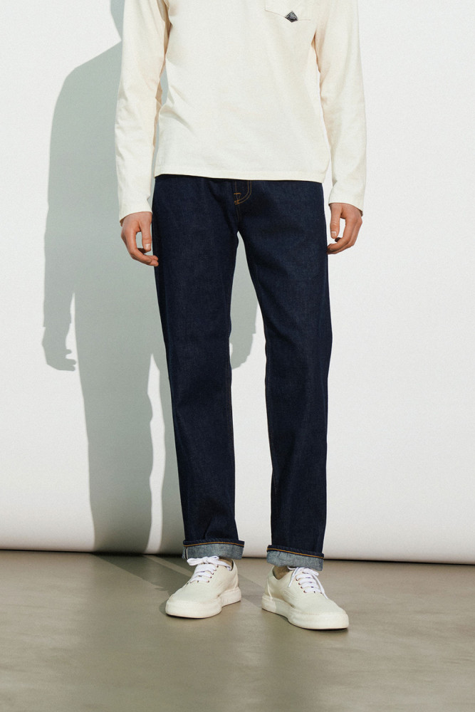 CULT WIDE SELVEDGE BAR DENIM JAPANESE RINSE