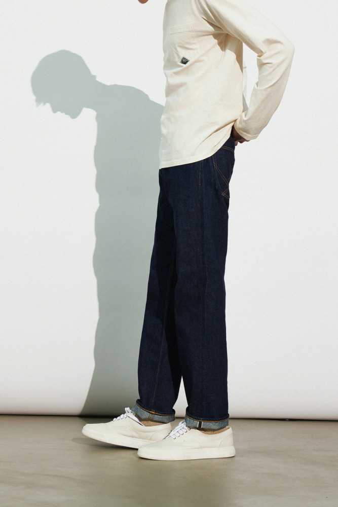 CULT WIDE SELVEDGE BAR DENIM JAPANESE RINSE