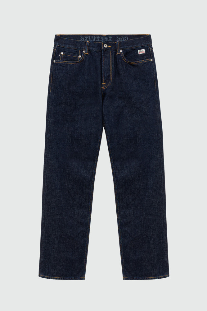 CULT WIDE SELVEDGE BAR DENIM JAPANESE RINSE