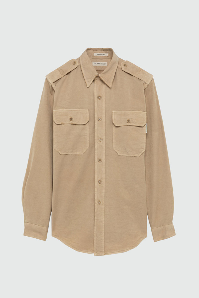 EVA X ROY ROGER'S - MILITARY SHIRT IN GABARDINE