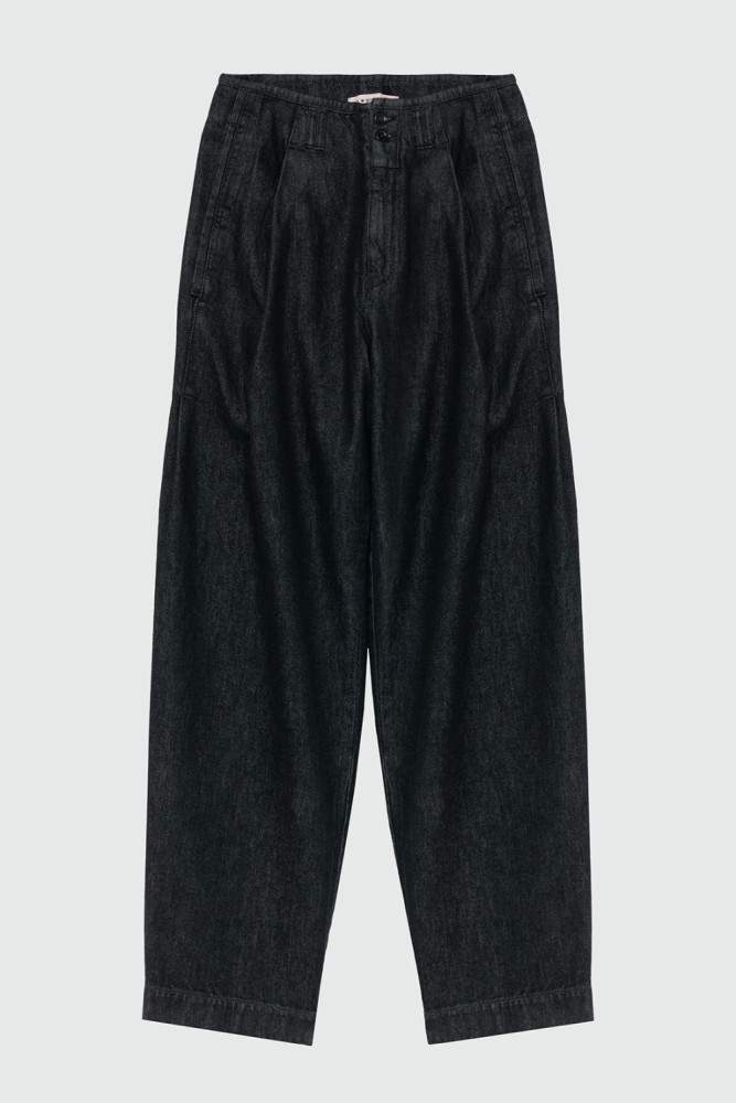 EVA X ROY ROGER'S - EVA DENIM BLACK LIGHT STONE PANTS