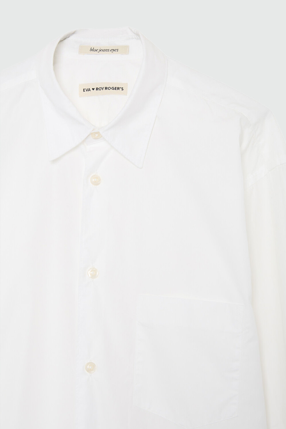 ROY ROGERS: EVA X ROY ROGER'S - GARÇON SHIRT IN POPLIN