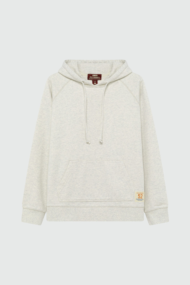 FELPA CON CAPPUCCIO NO BRUSHED