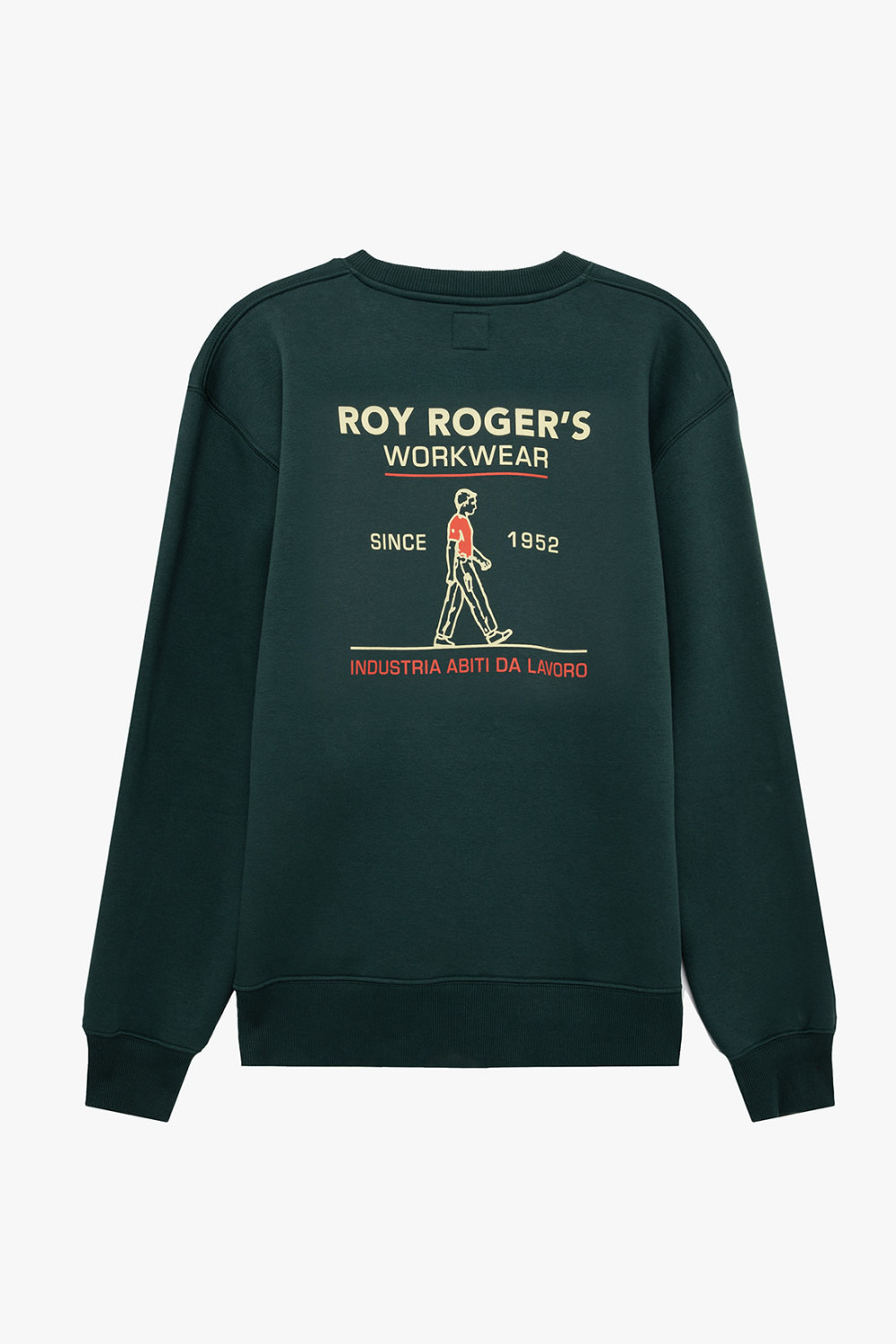 ROY ROGERS: FELPA GIROCOLLO CON LOGO