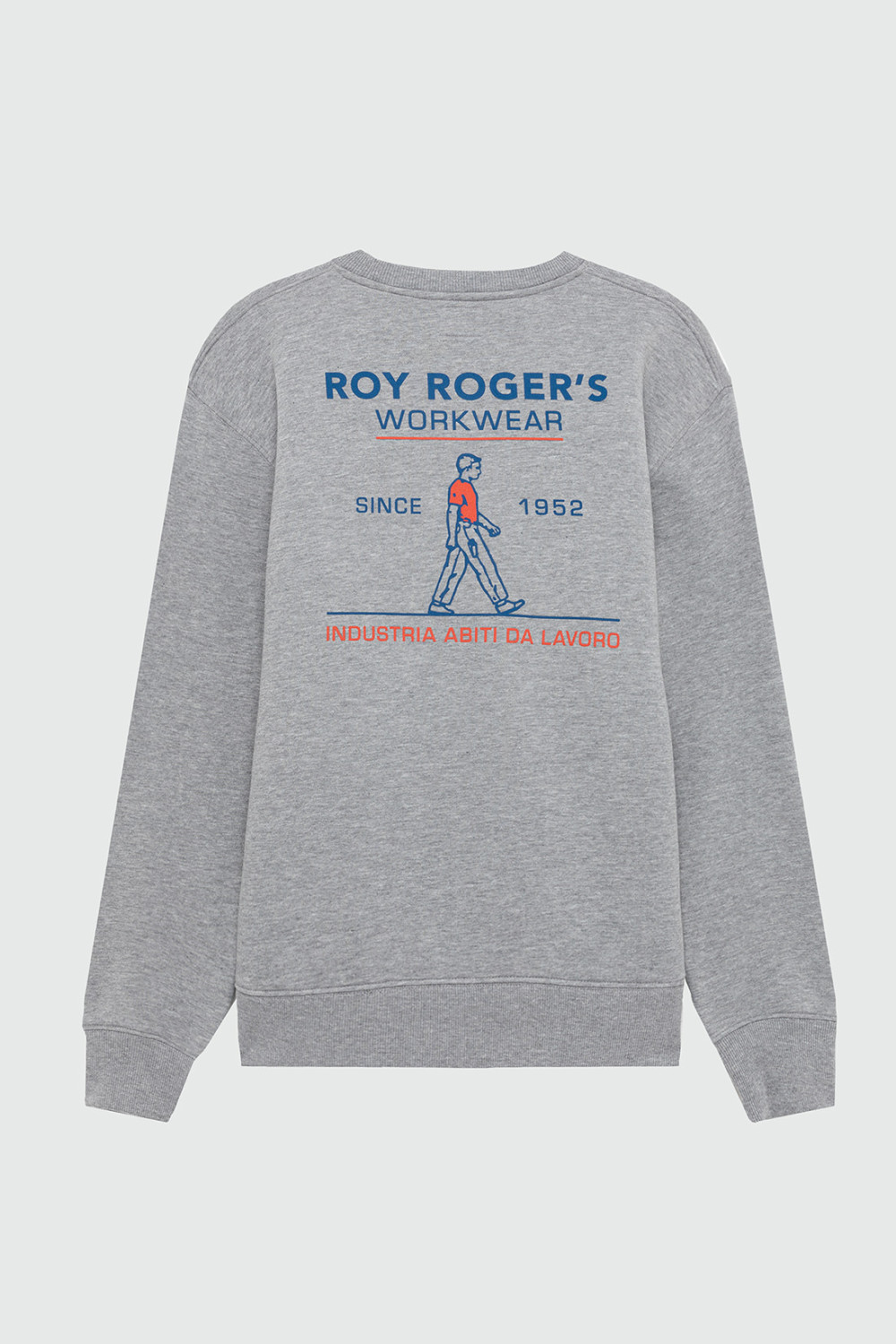 ROY ROGERS: FELPA GIROCOLLO CON LOGO