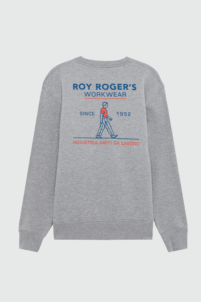 CREW NECK SWEATSHIRT WITH LOGO