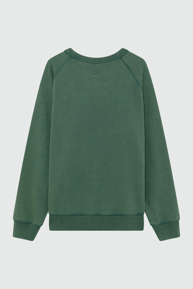 CREWNECK SWEATSHIRT WITH ATHLETIC CLUB PRINT