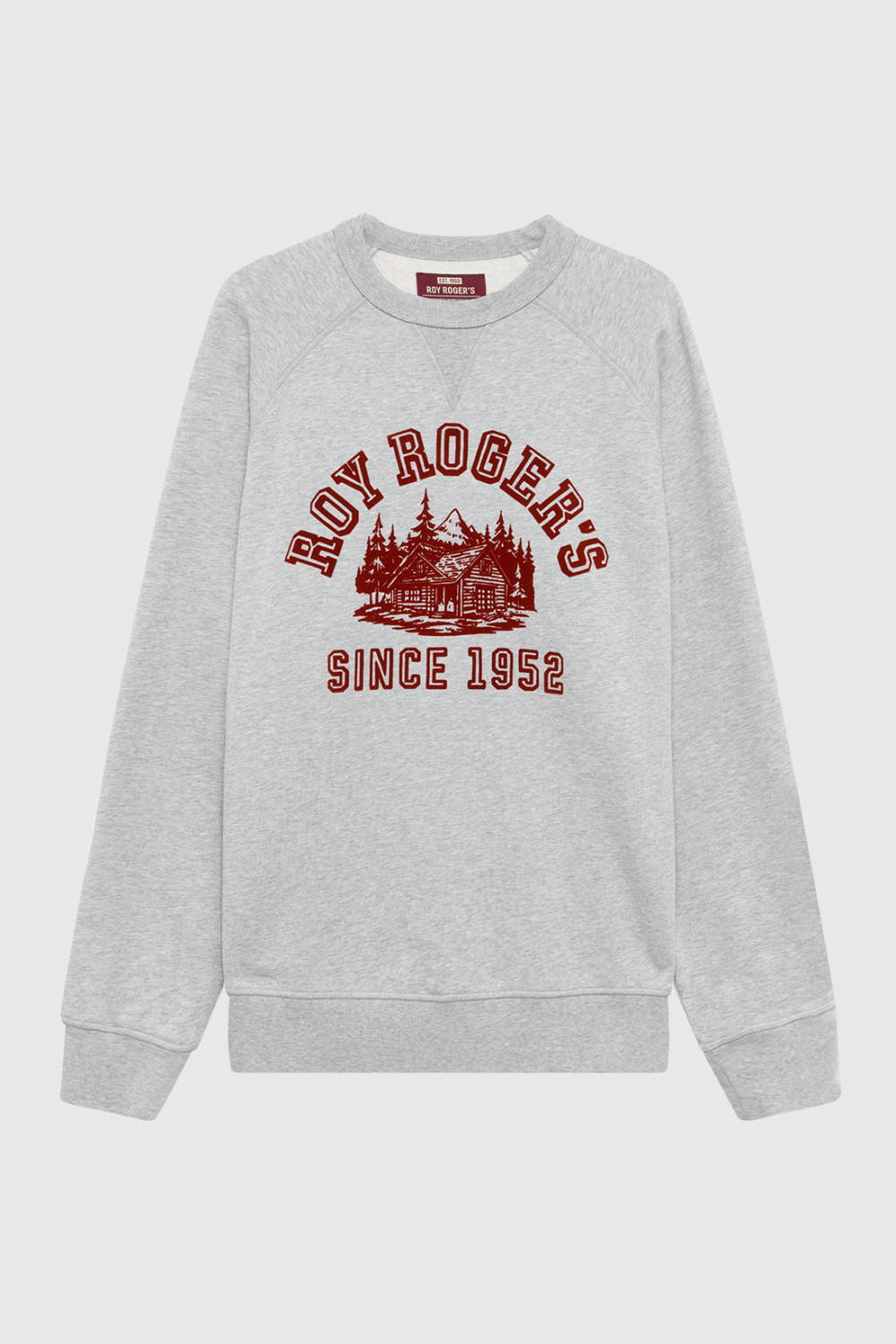 ROY ROGERS: CREW NECK SWEATSHIRT WITH CHALET PRINT
