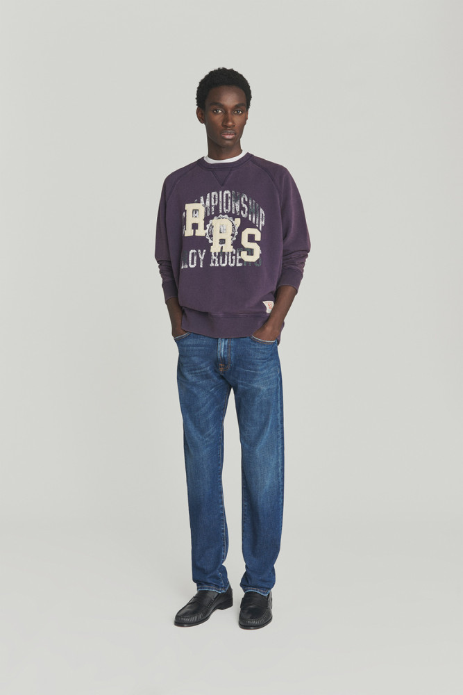CREWNECK SWEATSHIRT WITH CHAMPIONSHIP PRINT
