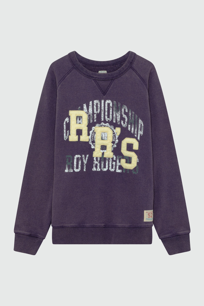 CREWNECK SWEATSHIRT WITH CHAMPIONSHIP PRINT