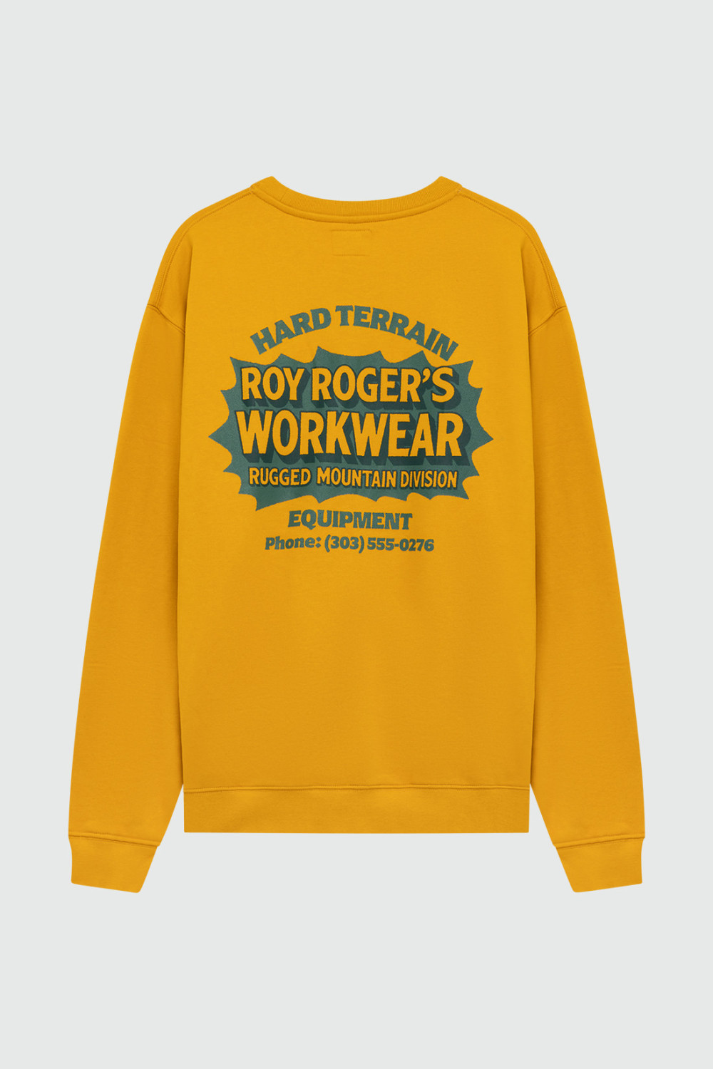 ROY ROGERS: CREW NECK SWEATSHIRT WITH HARD TERRAIN PRINT