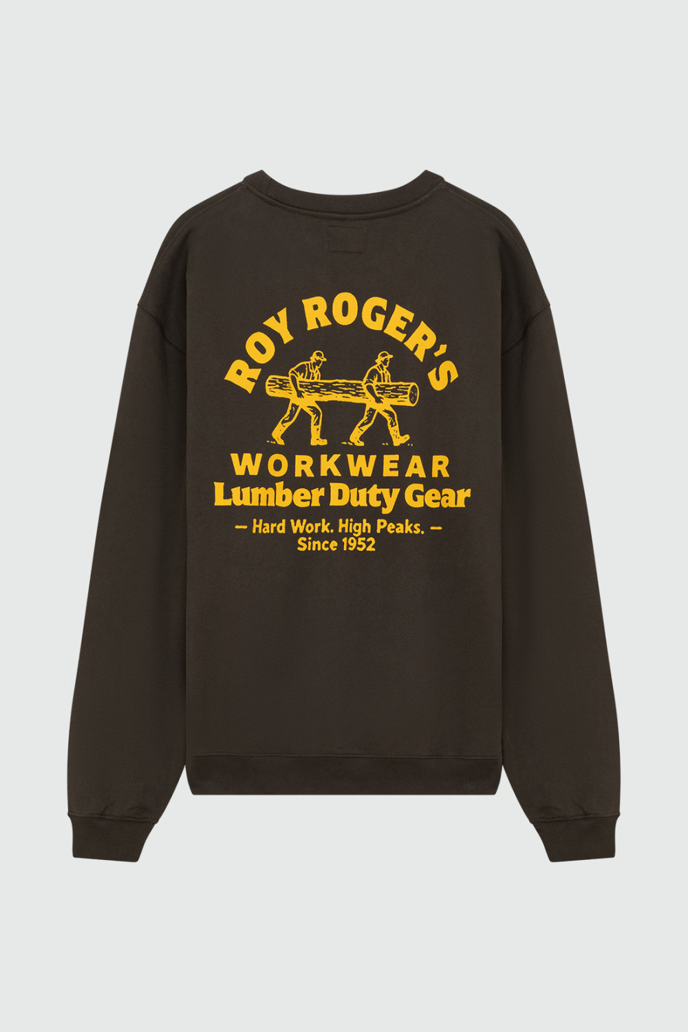 ROY ROGERS: CREW NECK SWEATSHIRT WITH LUMBERDUTY PRINT