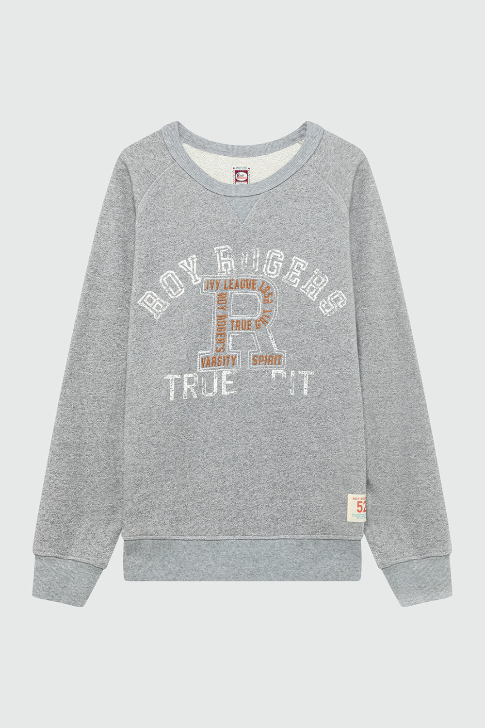 ROY ROGERS: FELPA GIROCOLLO CON STAMPA TRUE GRIT