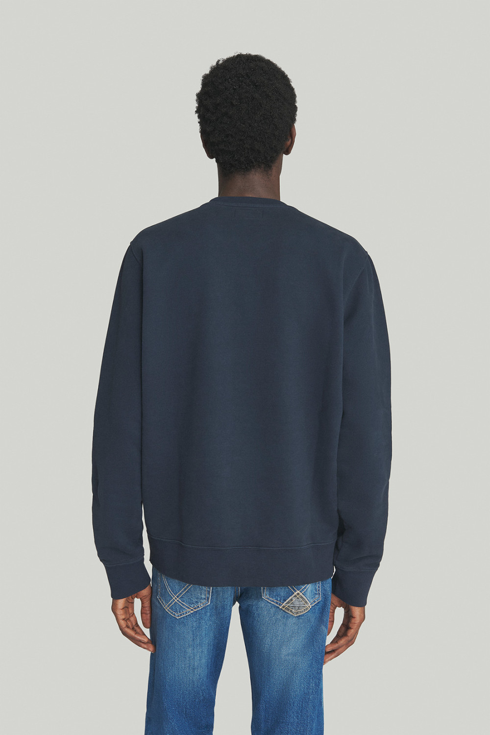 ROY ROGERS: CREWNECK SWEATSHIRT IN WOOL WITH EMBROIDERED LOGO