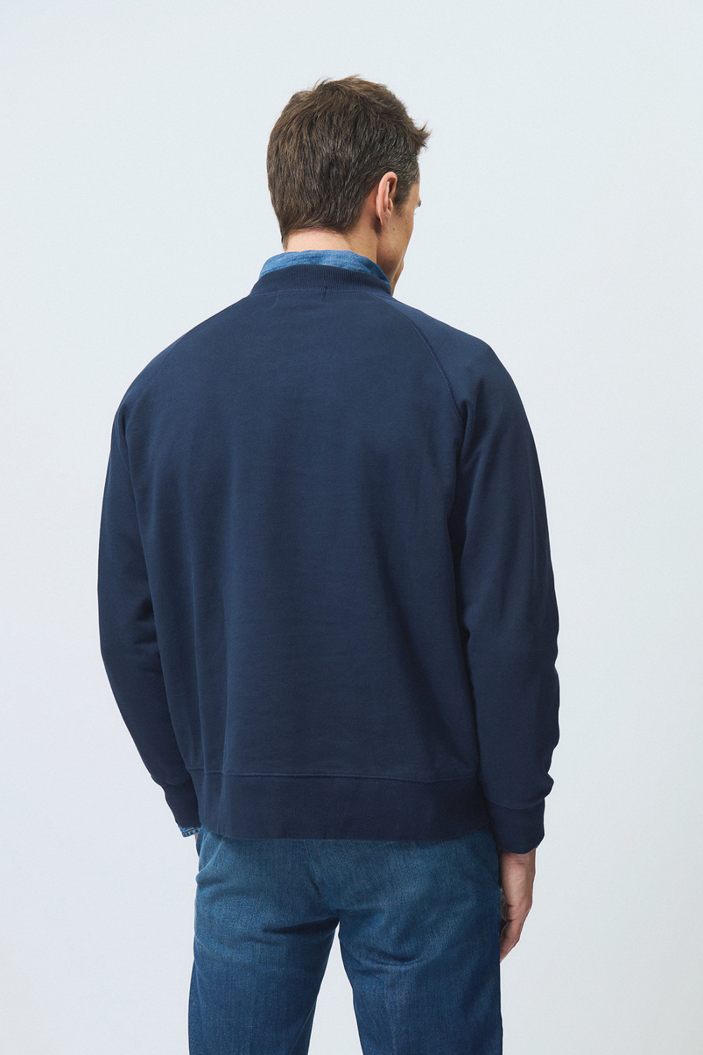 ROY ROGERS: FELPA GIROCOLLO NO BRUSHED