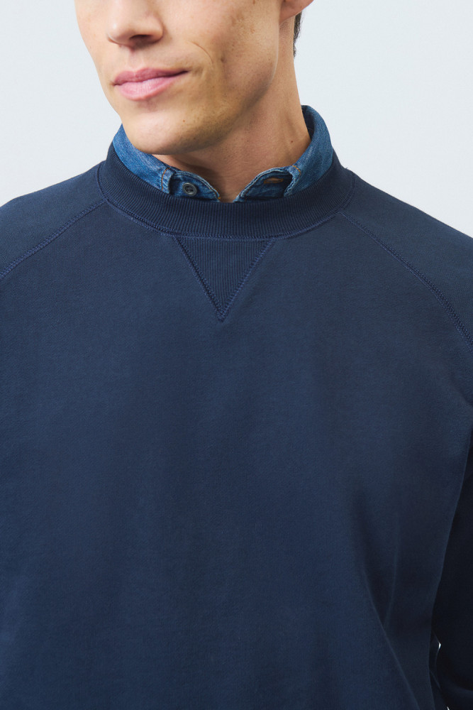 FELPA GIROCOLLO NO BRUSHED