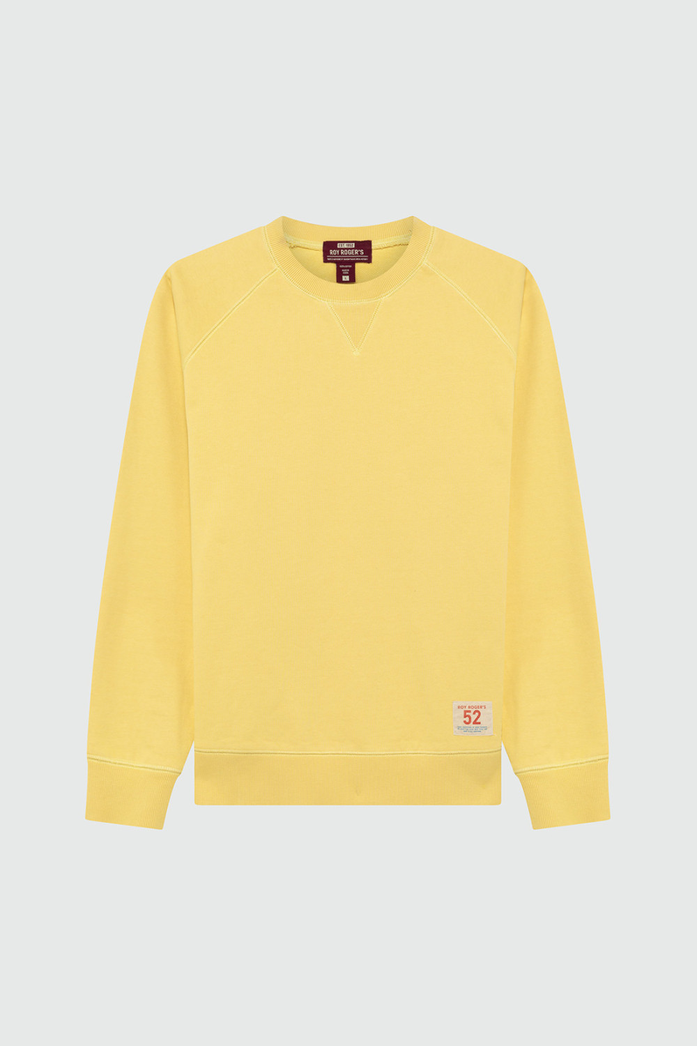 ROY ROGERS: FELPA GIROCOLLO NO BRUSHED