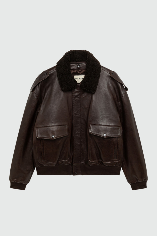 GIACCA AVIATOR IN PELLE