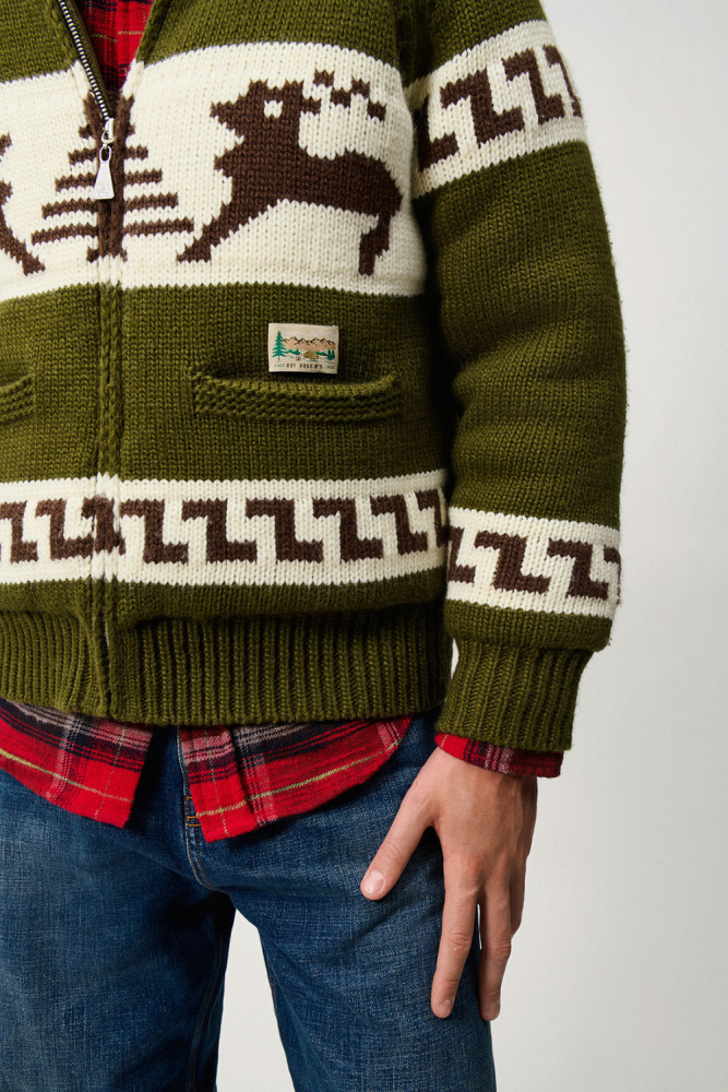 COWICHAN JACKET IN JACQUARD