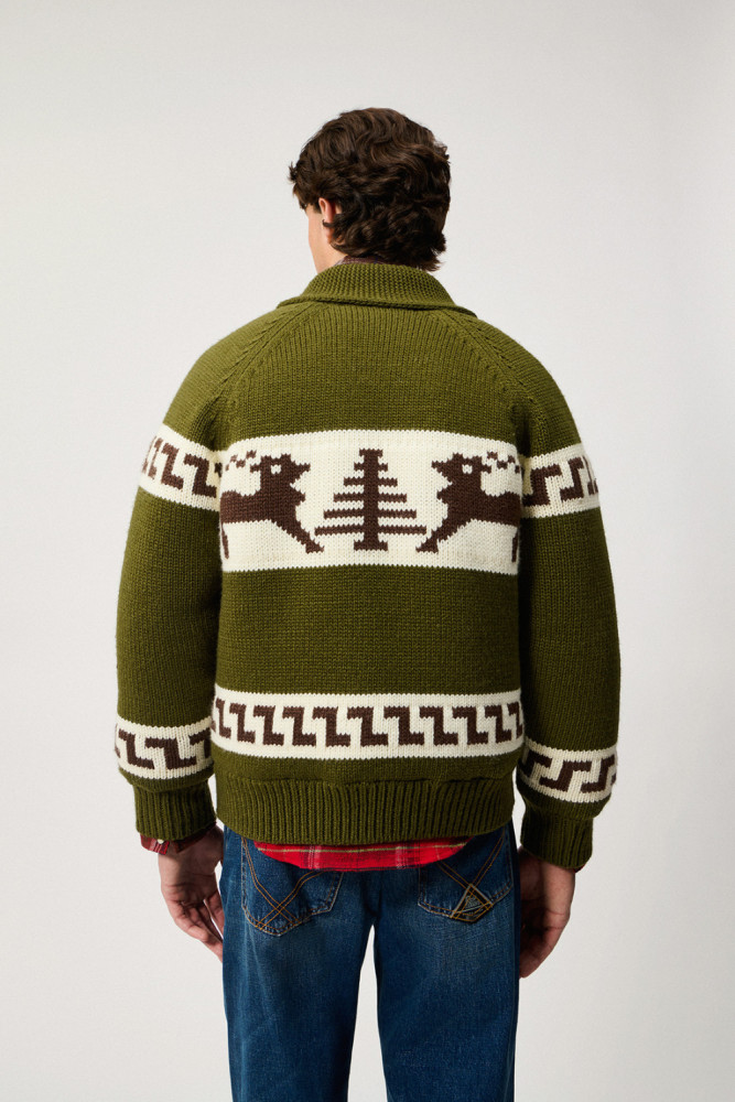 COWICHAN JACKET IN JACQUARD