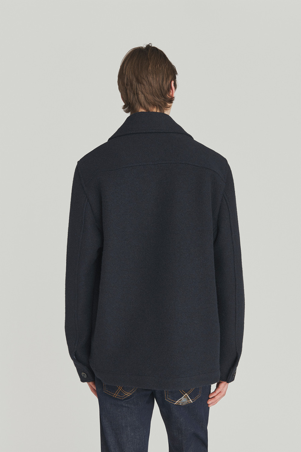 ROY ROGERS: FARMER JACKET IN WOOL BLEND