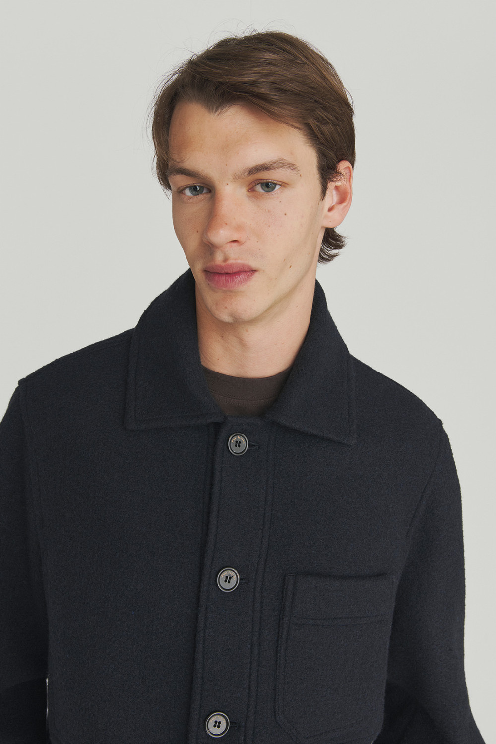 ROY ROGERS: FARMER JACKET IN WOOL BLEND