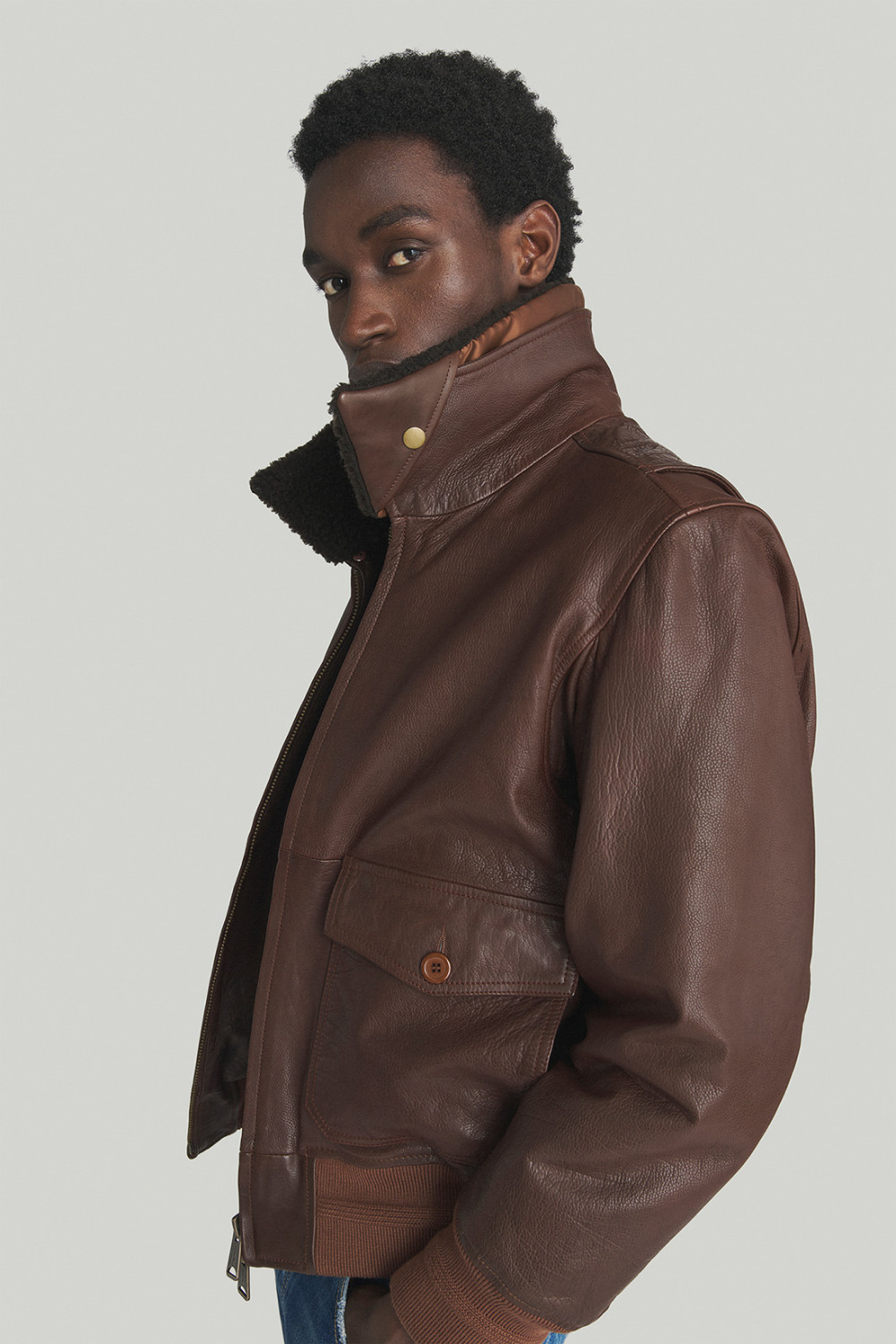 ROY ROGERS: GIACCA G1 IN PELLE