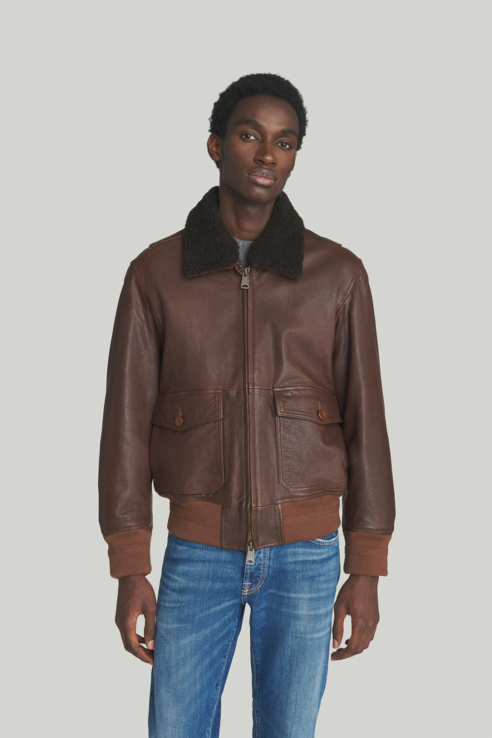 ROY ROGERS: GIACCA G1 IN PELLE