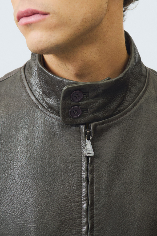 NEW BARRACUDA JACKET IN LEATHER