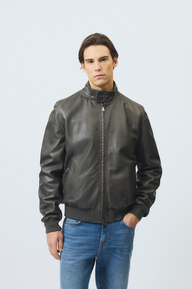 NEW BARRACUDA JACKET IN LEATHER