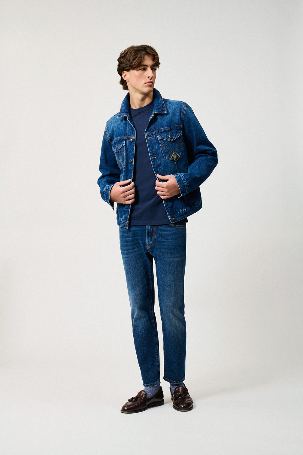 ROY ROGERS: NEW SIMPLY JACKET IN DENIM