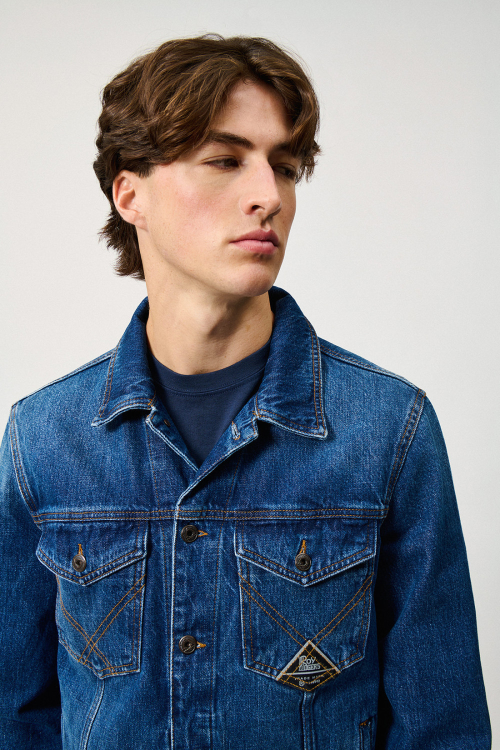 ROY ROGERS: NEW SIMPLY JACKET IN DENIM