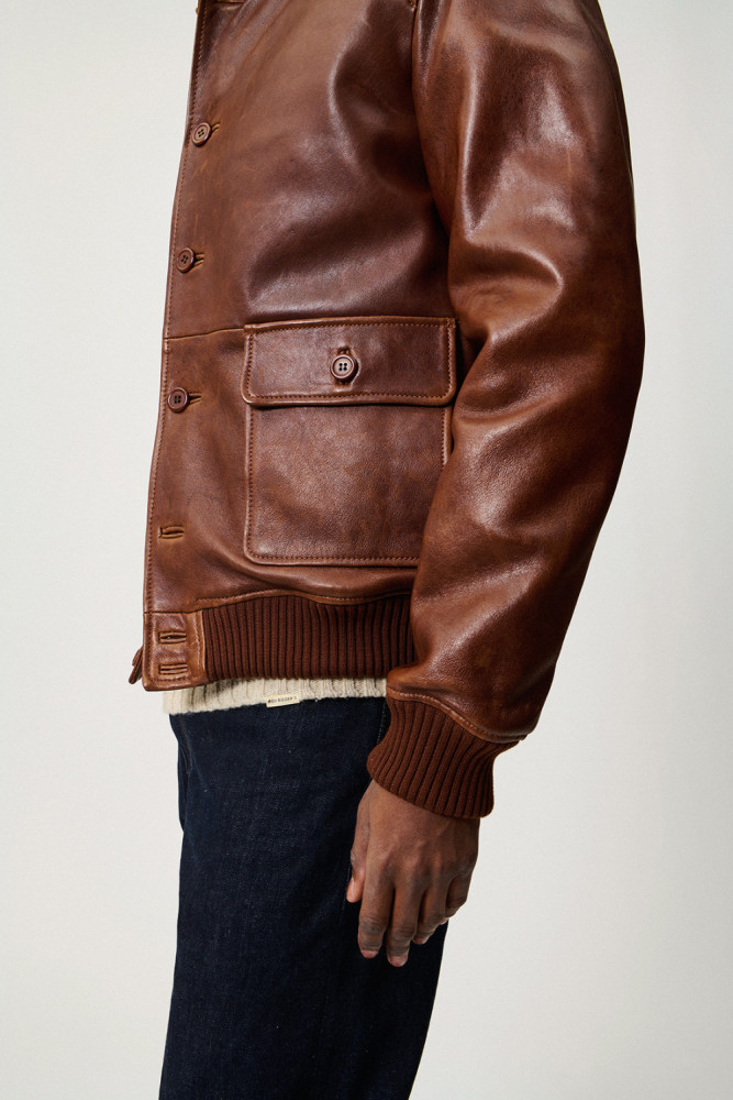 NEWMAN JACKET IN LEATHER 