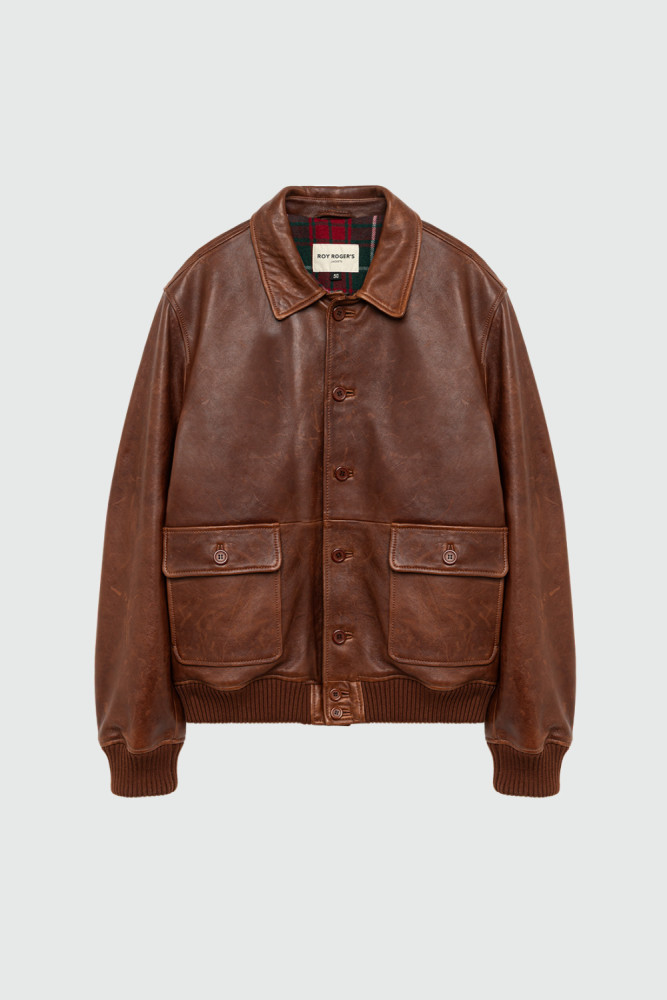 NEWMAN JACKET IN LEATHER 