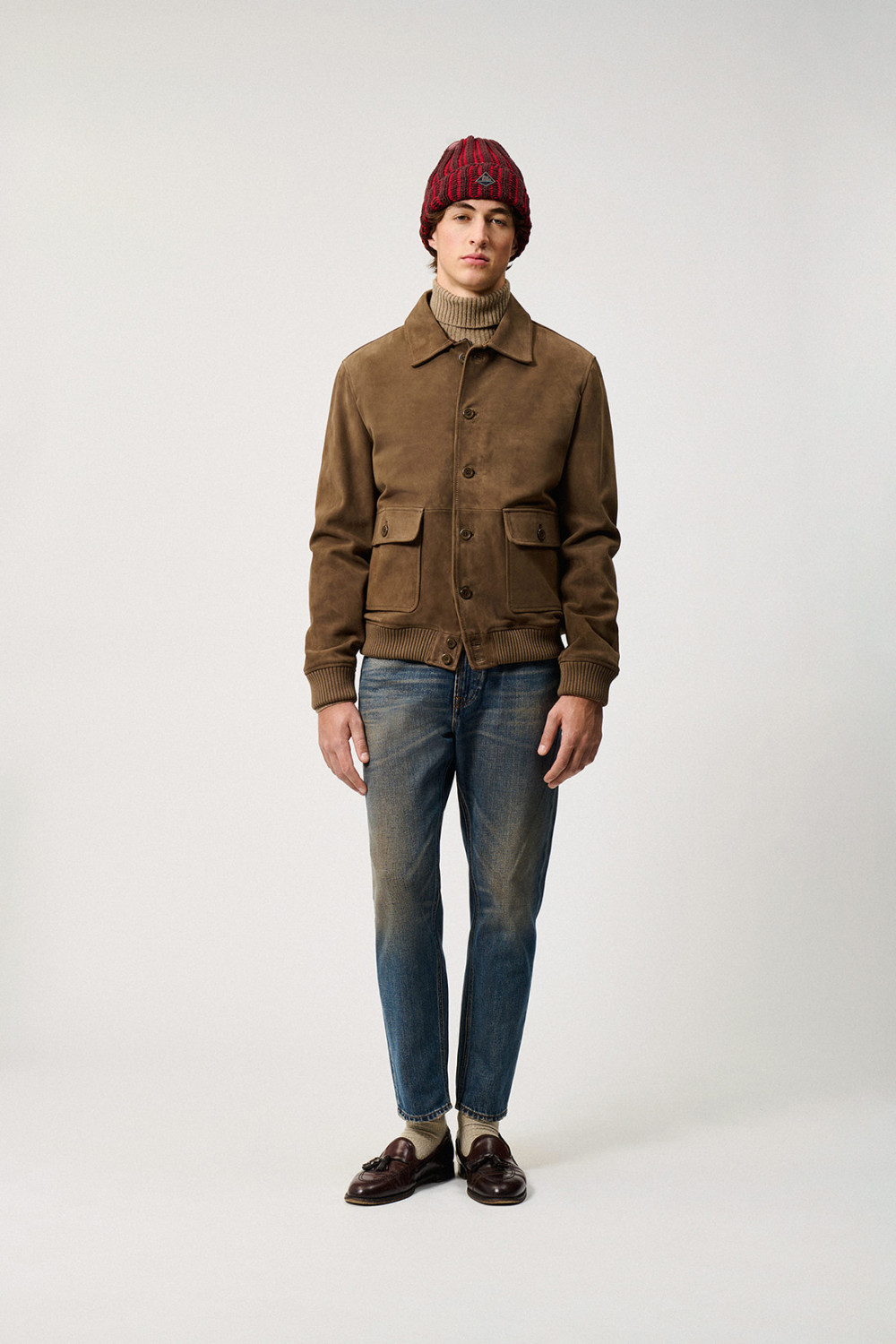 ROY ROGERS: NEWMAN JACKET IN SUEDE