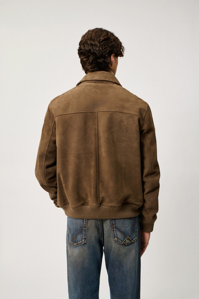 NEWMAN JACKET IN SUEDE