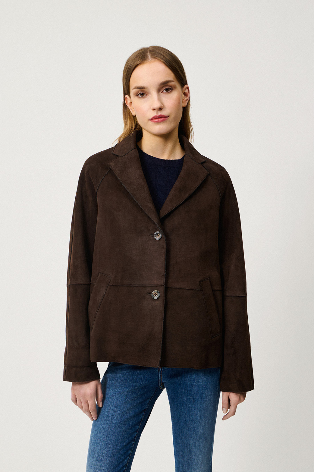 ROY ROGERS: SUEDE PEACOAT