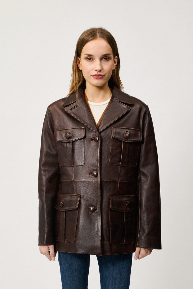 GIACCA RAIDER IN PELLE