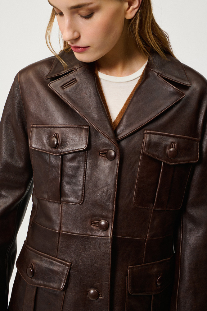 GIACCA RAIDER IN PELLE