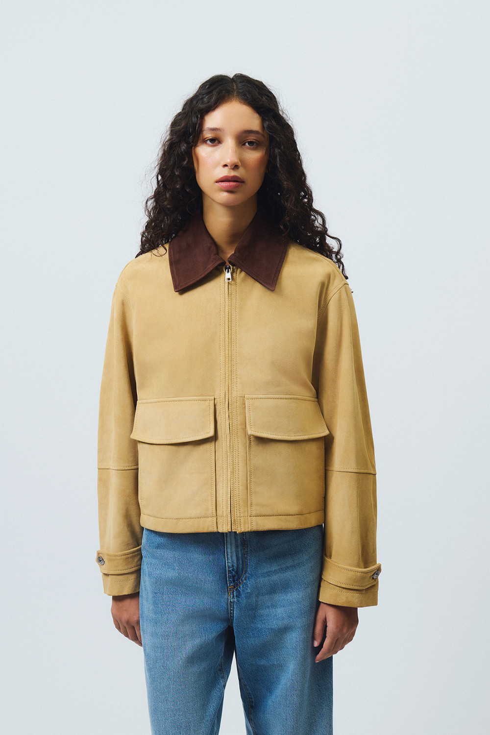 ROY ROGERS: RILEY WORK JACKET IN SUEDE
