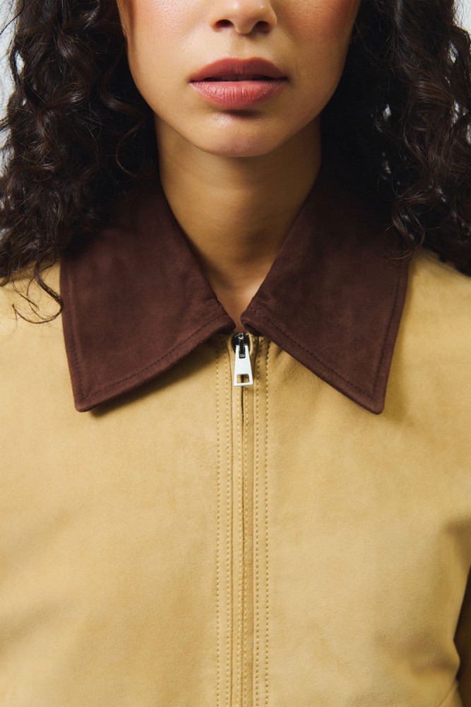 RILEY WORK JACKET IN SUEDE