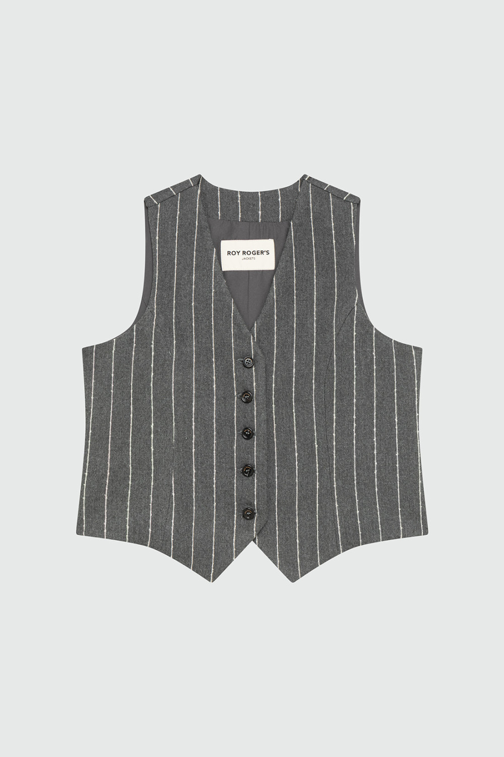 ROY ROGERS: GILET GESSATO IN TWILL